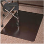 ES Robbins Design Chair Mat - Carpet - 46 inch; Length x 60 inch; Width - Rectangle - Polyvinyl Chloride (PVC) - Bronze