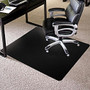 ES Robbins TrendSetter Carpet Chairmat - Carpet - 48 inch; Length x 36 inch; Width - Rectangle - Black