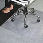 ES Robbins; Sit-Or-Stand&trade; Dual-Purpose Chair Mat, 36 inch;H x 53 inch;W x 3/16 inch;D, Clear