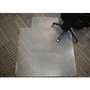Mammoth Chair Mat For Industrial-Grade Carpet (Up To 1/4 inch;), 36 inch; x 48 inch;, Clear