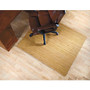 Realspace; Bamboo Roll-Up Chair Mat, 48 inch; x 52 inch;, Natural
