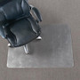 Realspace; Economy Chair Mat For Thin Commercial-Grade Carpets, Rectangular, 46 inch;W x 60 inch;D, Clear