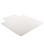 Realspace; Medium-Pile Chair Mat With Beveled Edge, 45 inch;W x 53 inch;D, Standard Lip, Clear