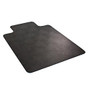 Deflect-O Chair Mat, For Hard Floors, Wide Lip, 36 inch; x 48 inch;, Black