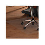 Floortex Polycarbonate Hardwood Floor Chair Mat, 48 inch; x 79 inch;, Clear