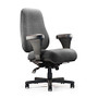 Neutral Posture; Big & Tall Chair, 44 inch;H x 35 inch;W x 28 inch;D, Gray Fog/Black
