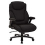 Office Star Pro-Line II Big & Tall High-Back Fabric Chair With Arms, 50 inch;H x 30 1/4 inch;W x 32 1/2 inch;D, Black