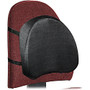 Lorell Adjustable Ergonomic Backrest - Adjustable Strap, Washable, Ergonomic Design - Strap Mount - 15.3 inch; x 3.5 inch; x 12 inch; - Black