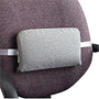 Master Caster; Adjustable Foam Lumbar Backrest, Gray