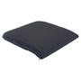 Master Memory-Foam Seat Cushion, 17 inch;H x 17 1/2 inch;W x 2 3/4 inch;D, Black