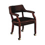HON; 6550 Series Guest Arm Chair, Oxblood/Mahogany