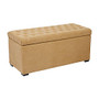 Office Star&trade; Ave Six; Sahara Tufted Storage Bench, Nugget