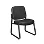 OFM Anti-Microbial Anti-Bacterial Reception Chair, Black