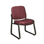 OFM Anti-Microbial Anti-Bacterial Reception Chair, Wine/Black