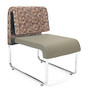 OFM Uno Lounge Chair, 20 1/2 inch;H x 28 1/2 inch;W x 28 1/2 inch;D, Copper/Taupe