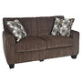 Serta; RTA San Paolo Collection Fabric Loveseat Sofa, 35 inch;H x 61 inch;W x 32 1/2 inch;D, Mink Brown