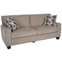 Serta; RTA Santa Cruz Collection Fabric Sofa, 35 inch;H x x 73 inch;W x 32 1/2 inch;W, Platinum