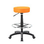 Boss Office Products DOT Mesh Stool, Orange/Black