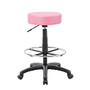 Boss Office Products DOT Mesh Stool, Pink/Black