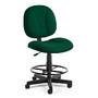 OFM Comfort Series Superchair Task Chair With Drafting Kit, Green/Black