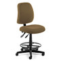 OFM Posture Series Fabric Task Chair With Drafting Kit, Taupe/Black
