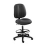 Safco; Apprentice II Extended-Height Fabric Chair, 54 inch;H x 26 inch;W x 26 inch;D, Black Frame, Black Fabric