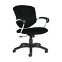 Global; Supra Tilter Chair, Mid-Back, 39 inch;H x 26 inch;W x 26 inch;D, Black Coal/Black
