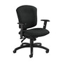 Global; Supra X Mid-Back Multi-Tilter Chair, 38 1/2 inch;H x 25 1/2 inch;W x 23 inch;D, Granite Rock/Black