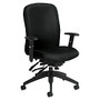 Global; Truform Multi-Tilter Chair, High-Back, Black Coal/Black