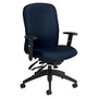 Global; Truform Multi-Tilter Chair, High-Back, Blue Bayou/Black