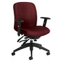Global; Truform Multi-Tilter Chair, Mid-Back, Red Rose/Black