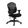 Global; Tye Mesh Tilter Chair, Mid-Back, 41 inch;H x 25 inch;W x 26 inch;D, Black Coal/Black