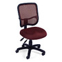 OFM Mesh Comfort Series Fabric Mid-Back Ergonomic Task Chair, Wine/Black