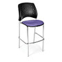 OFM Stars And Moon Caf&eacute;-Height Stack Chairs, Lavender, Set Of 2