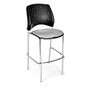 OFM Stars And Moon Caf&eacute;-Height Stack Chairs, Putty, Set Of 2