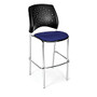 OFM Stars And Moon Caf&eacute;-Height Stack Chairs, Royal Blue, Set Of 2