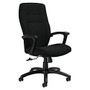 Global; Synopsis High-Back Chair, 43 1/2 inch;H x 24 1/2 inch;W x 26 1/2 inch;D, Black Coal/Black