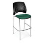 OFM Stars And Moon Caf&eacute;-Height Stack Chairs, Shamrock Green, Set Of 2
