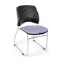 OFM Stars And Moon Stack Chairs, Lavender, Set Of 4