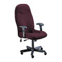 Mayline; Comfort Series Fabric High-Back Chair, Burgundy