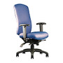 Neutral Posture; N-dure&trade; High-Back Chair, 41 inch;H x 26 inch;W x 26 inch;D, Navy