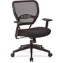 Office Star Dark Air Grid Back Managers Chair - Black Seat - 5-star Base - 20.50 inch; Seat Width - 26.5 inch; Width x 25.3 inch; Depth x 42 inch; Height