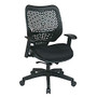 Office Star&trade; REVV Series SpaceFlex; High-Back Chair, Raven