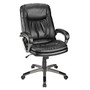 Realspace; Harrington II High-Back Chair, Black/Gray