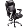 Serta; Ergo-Executive Office Chair, Bonded Leather, Black