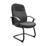 Boss; Fabric Guest Chair, 41 inch;H x 25 1/2 inch;W x 26 inch;D, Black