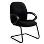 Global; Enterprise; Fabric Guest Chair, Black
