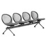 OFM Net Series Beam Seating, NB-4, 4 Seats, 30 inch;H x 109 inch;W x 24 3/4 inch;D, Gray