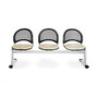 OFM Stars And Moon Beam Seating Unit With 3 Seats, Khaki