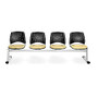 OFM Stars And Moon Beam Seating Unit With 4 Seats, Golden Flax